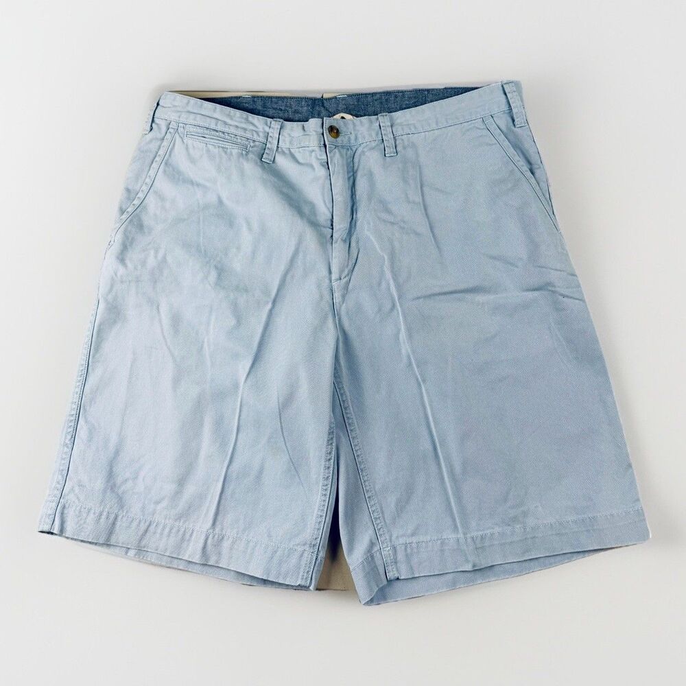 Polo Ralph Lauren Mens 38 Relaxed-Fit Blue Stretch Chino Shorts‎